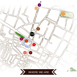 WHERE WE ARE HOTEL DE PRATI